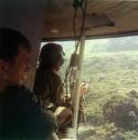 1LT Joe Trez, B/1-6 Inf, on resupply flight